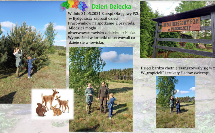 Dzień Dziecka z dziećmi pracowników Zarządu Okręgowego Bydgoszcz 31 maja 2021r
